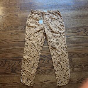 NWT Marine Layer Allison Pant, Abstract Cheetah Print, Small